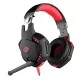 Cosmic Byte Over the Ear Headsets with Mic & LED - G2000 Edition (Black/Red)