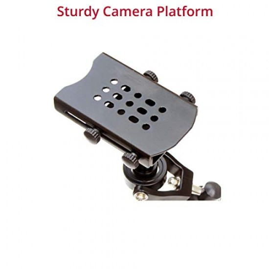 SHOOTVILLA Nano Handheld Video stabilizer or Steadycam for SLR Mini DV Cameras with Box Weighing Upto 1kg Free Quick Release Base Plate