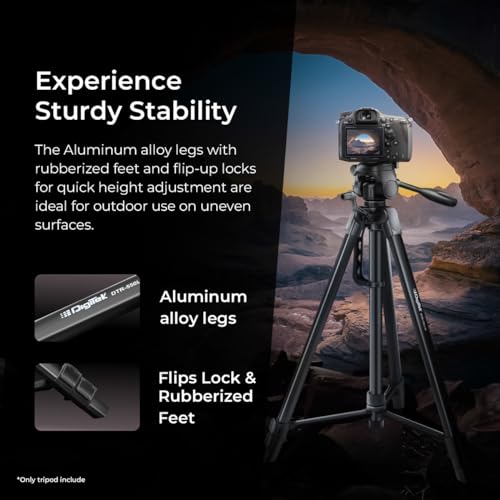 Digitek DTR 550 LW (67 Inch) Tripod for DSLR, Camera Operating Height: 5.57 Feet Carry Bag Included Digitek DTR 550 LW (67 Inch) Tripod for DSLR, Camera Operating Height: 5.57 Feet Carry Bag Included