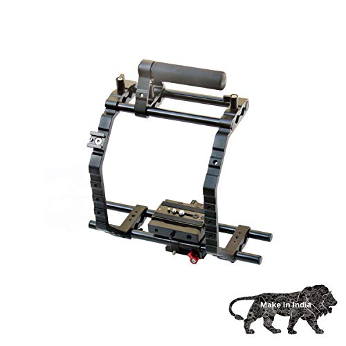 Shootvilla 9" Brackets Support Cage + Top Handle Grip 15mm Rod for DSLR Camera (SV-9INCHC) Shootvilla 9" Brackets Support Cage + Top Handle Grip 15mm Rod for DSLR Camera (SV-9INCHC)
