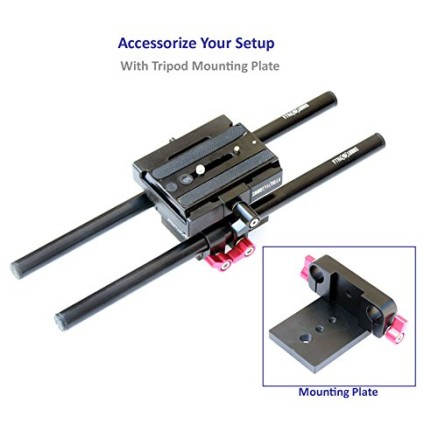 Shootvilla 9" Brackets Support Cage + Top Handle Grip 15mm Rod for DSLR Camera (SV-9INCHC) Shootvilla 9" Brackets Support Cage + Top Handle Grip 15mm Rod for DSLR Camera (SV-9INCHC)
