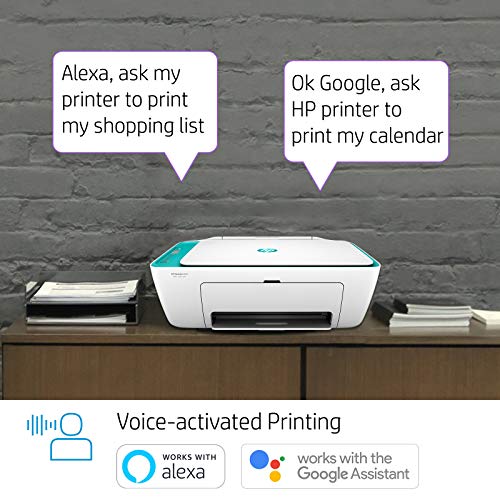 HP DeskJet 2623 All-in-One Wireless Colour Inkjet Printer White with Voice-Activated Printing Compatible with Alexa and Google Assistant HP DeskJet 2623 All-in-One Wireless Colour Inkjet Printer White with Voice-Activated Printing Compatible with Alexa and Google Assistant