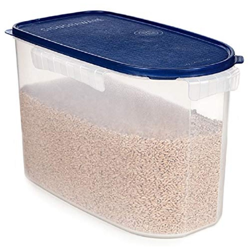 Signoraware Large 24 Litres Modular Multi-Purpose Plastic Containers with Lid Pack 1 Mod Blue 