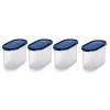 Signoraware Large 24 Litres Modular Multi-Purpose Plastic Containers with Lid Pack 1 Mod Blue 