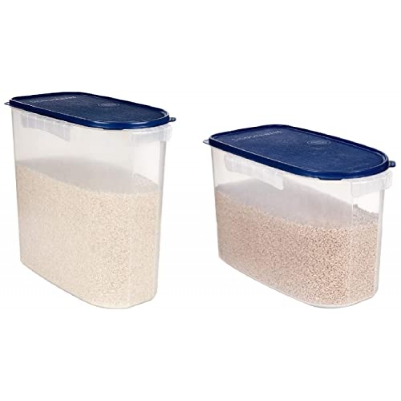 Signoraware Large 24 Litres Modular Multi-Purpose Plastic Containers with Lid Pack 1 Mod Blue 