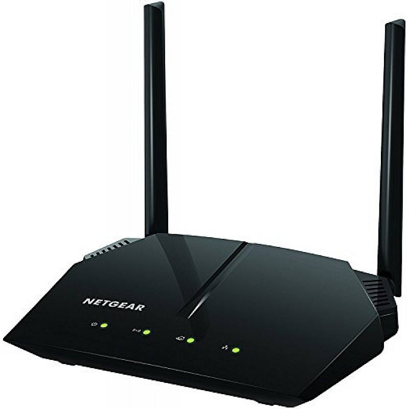 Netgear R6120-100INS AC1200 Dual-Band Wi-Fi Router (Black, Not a Modem) 