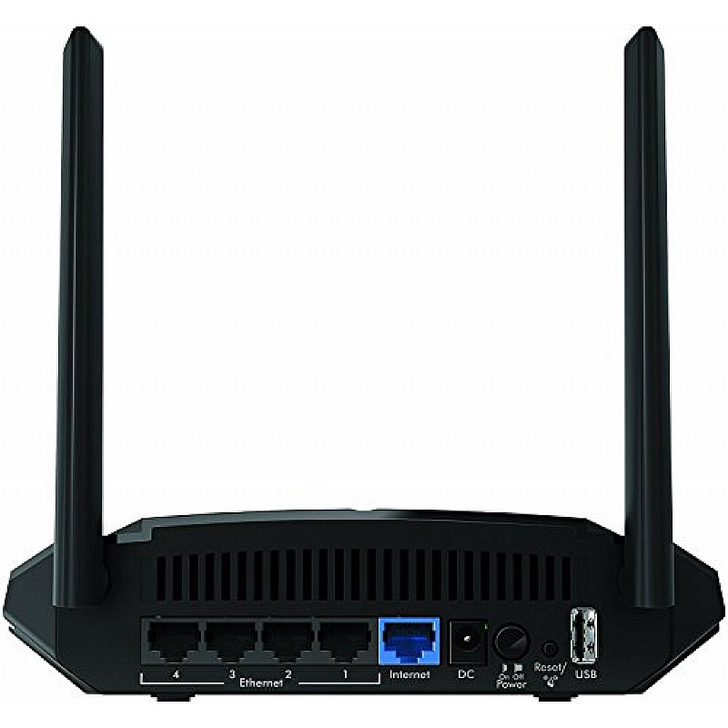 Netgear R6120-100INS AC1200 Dual-Band Wi-Fi Router (Black, Not a Modem) 