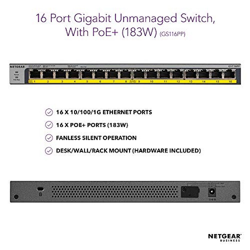 Netgear R6120-100INS AC1200 Dual-Band Wi-Fi Router (Black, Not a Modem) 