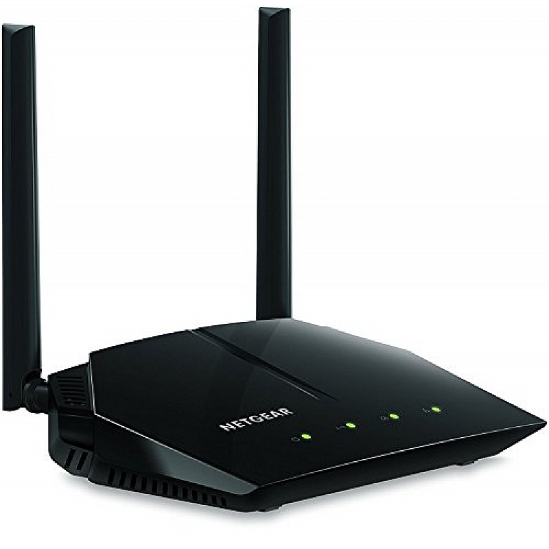 Netgear R6120-100INS AC1200 Dual-Band Wi-Fi Router (Black, Not a Modem) 