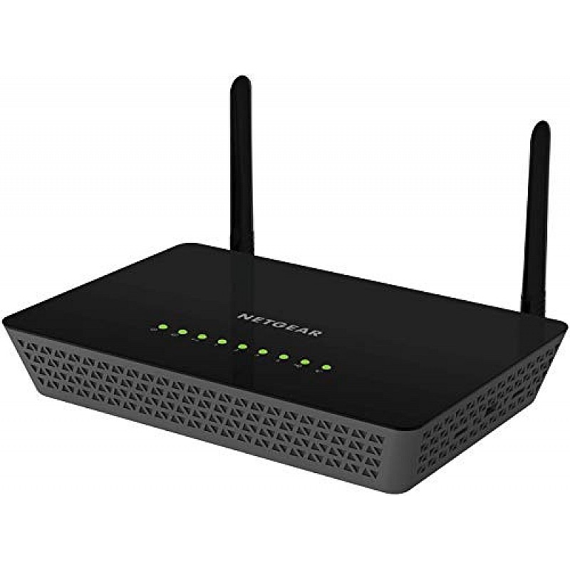 Netgear R6120-100INS AC1200 Dual-Band Wi-Fi Router (Black, Not a Modem) 