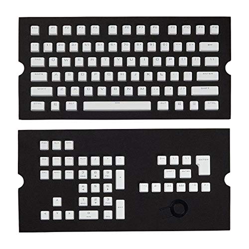Corsair Gaming PBT Double-Shot Keycaps Full 104/105-Keyset - White Corsair Gaming PBT Double-Shot Keycaps Full 104/105-Keyset - White