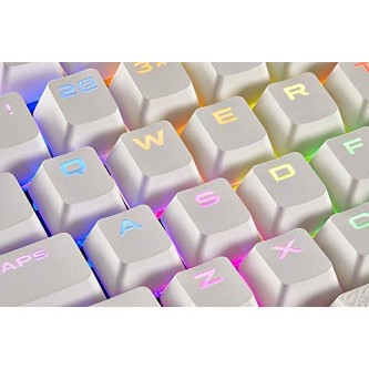 Corsair Gaming PBT Double-Shot Keycaps Full 104/105-Keyset - White Corsair Gaming PBT Double-Shot Keycaps Full 104/105-Keyset - White