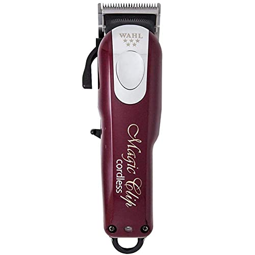 Wahl India 08148-324 Cord/Cordless India Professional Magic Clipper; 0.5-1.2 mm cutting lengths; 90 minute run time; Maroon Wahl India 08148-324 Cord/Cordless India Professional Magic Clipper; 0.5-1.2 mm cutting lengths; 90 minute run time; Maroon