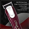 Wahl India 08148-324 Cord/Cordless India Professional Magic Clipper; 0.5-1.2 mm cutting lengths; 90 minute run time; Maroon