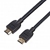 AmazonBasics High-Speed Braided HDMI Cable - 6 Feet - Supports Ethernet, 3D, 4K and Audio Return (Black)