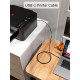 CableCreation USB B to USB C Printer Cable 6.6FT,USB C to USB B 2.0 Printer Cable
