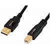 AmazonBasics USB 2.0 Cable - A-Male to B-Male for Personal Computer, Printer - 6 Feet (1.8 Meters)- Black