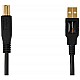 AmazonBasics USB 2.0 Cable - A-Male to B-Male for Personal Computer, Printer - 6 Feet (1.8 Meters)- Black