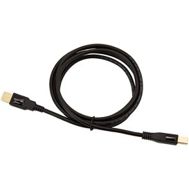 AmazonBasics USB 2.0 Cable - A-Male to B-Male for Personal Computer, Printer - 6 Feet (1.8 Meters)- Black AmazonBasics USB 2.0 Cable - A-Male to B-Male for Personal Computer, Printer - 6 Feet (1.8 Meters)- Black
