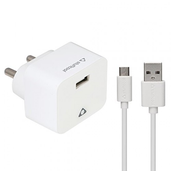 Stuffcool Charge it Kit 1A USB Wall Charger/Travel Charger Android Smartphones - White