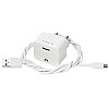 Stuffcool Charge it Kit 1A USB Wall Charger/Travel Charger Android Smartphones - White