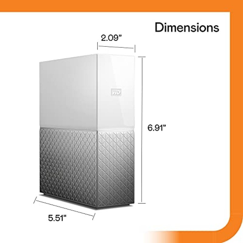 WD My Cloud Home WDBVXC0040HWT-NESN 4TB Network Attached Storage (White) WD My Cloud Home WDBVXC0040HWT-NESN 4TB Network Attached Storage (White)