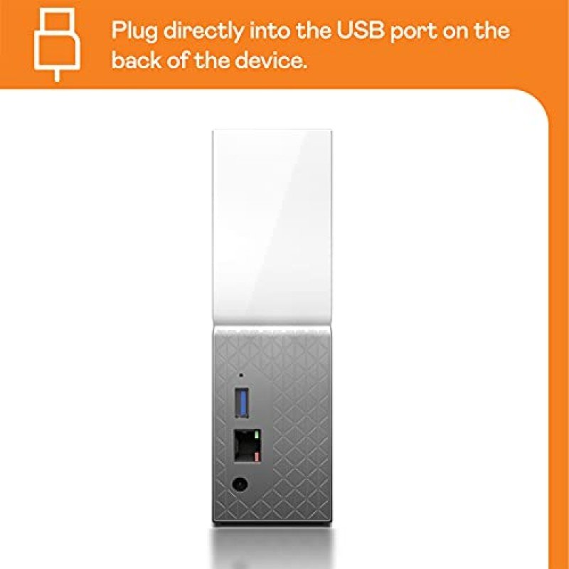 WD My Cloud Home WDBVXC0040HWT-NESN 4TB Network Attached Storage (White) WD My Cloud Home WDBVXC0040HWT-NESN 4TB Network Attached Storage (White)
