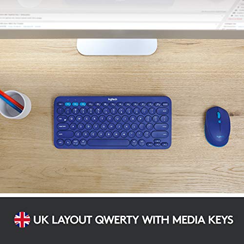 Logitech K380 Wireless Multi-Device Keyboard for Windows (Blue) Logitech K380 Wireless Multi-Device Keyboard for Windows (Blue)