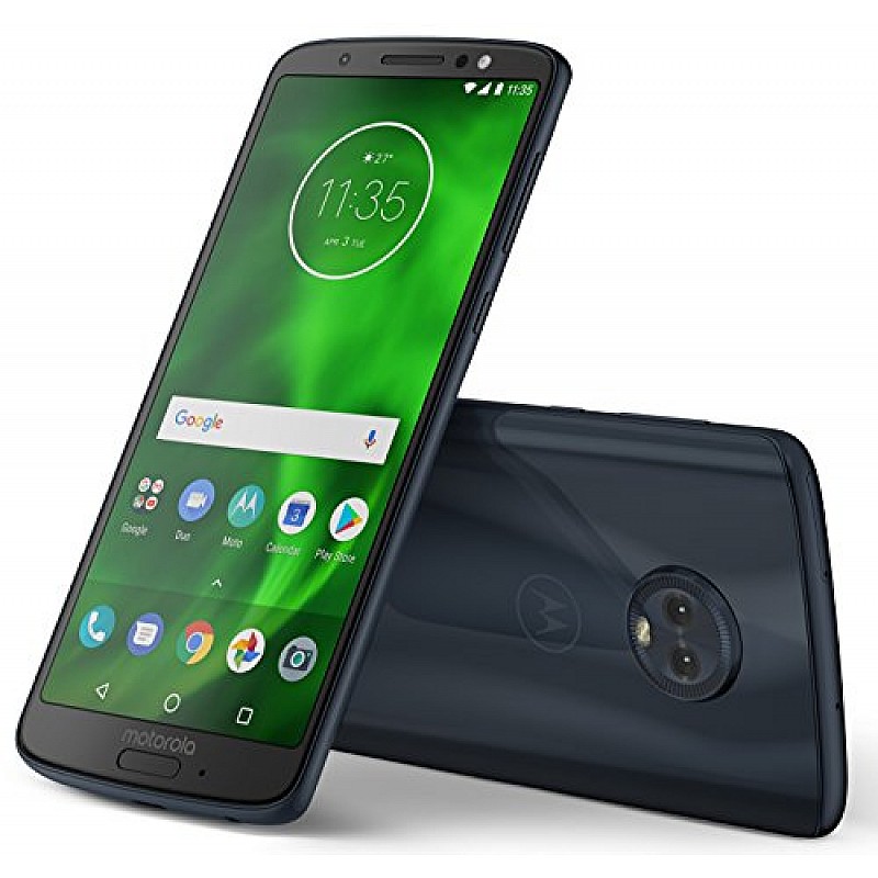 Moto G6 (Indigo Black, 4GB RAM, 64GB Storage) Refurbished-