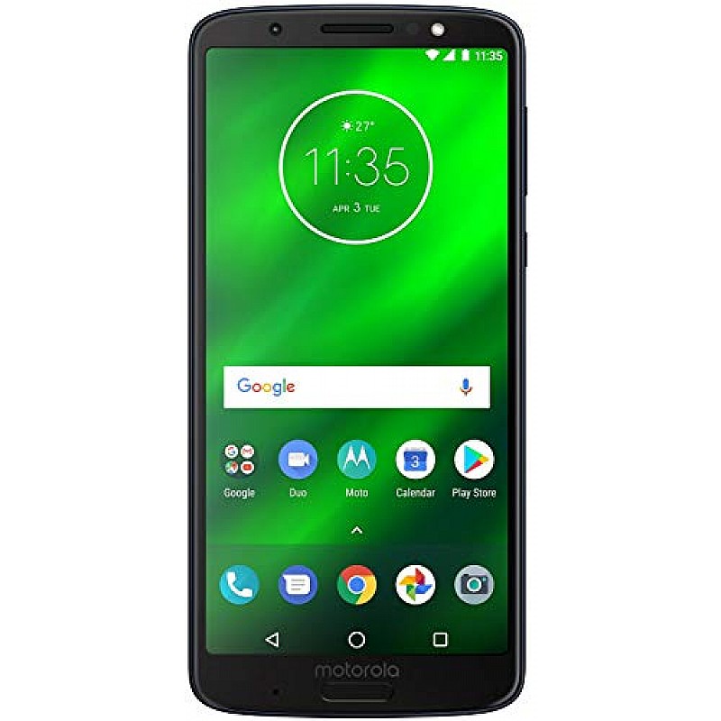 Moto G6 Plus Indigo Black, 6GB RAM 64 GB Storage Refurbished