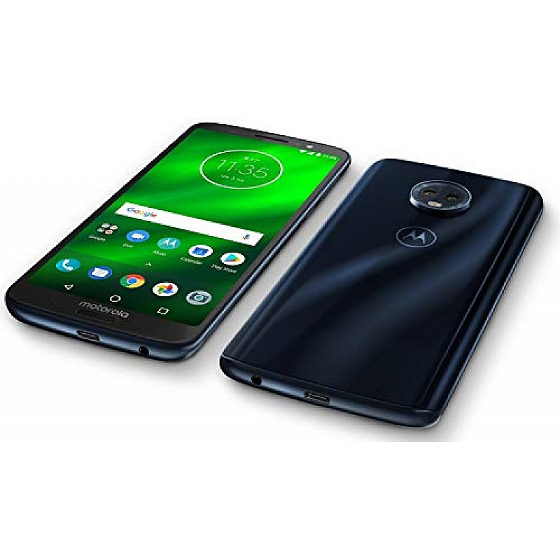 Moto G6 Plus Indigo Black, 6GB RAM 64 GB Storage Refurbished