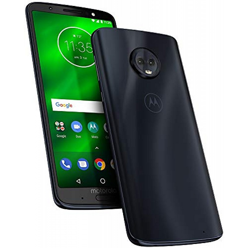 Moto G6 Plus Indigo Black, 6GB RAM 64 GB Storage Refurbished