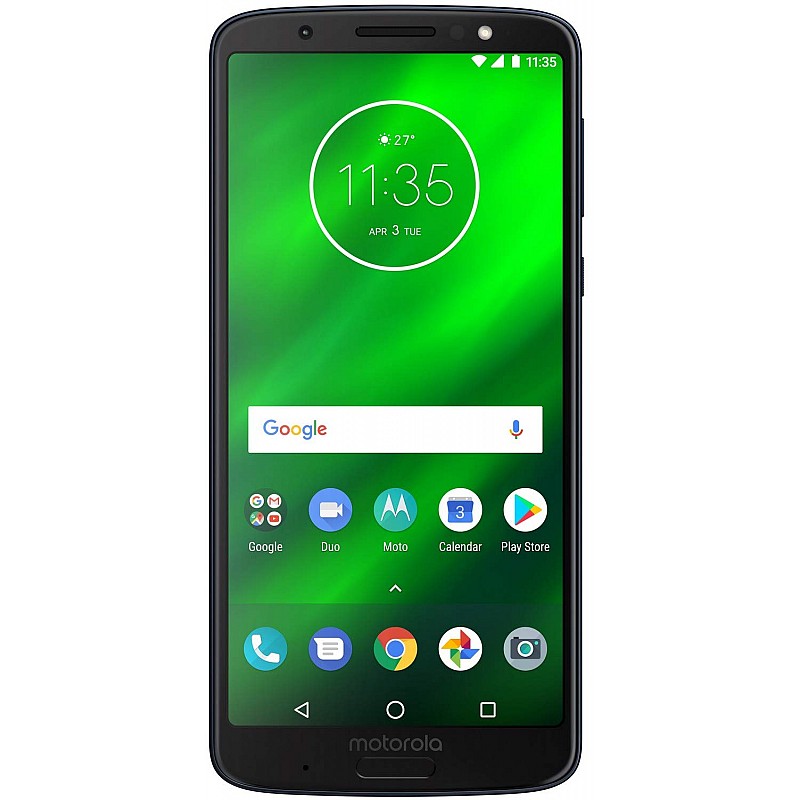 Moto G6 Plus Indigo Black, 6GB RAM 64 GB Storage Refurbished