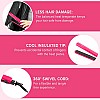 Syska Hair Straightener for Women, Ceramic Coated Plates,60 seconds Rapid Heating function, Heat Balance technology HS6810 Pink