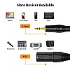 CableCreation 3.5mm to XLR Male, 3-Pole TRS Stereo Male to XLR Male Cable Compatible with iPhone, iPod, Tablet, Laptop and More, Black 10 Feet/3M