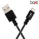 boAt Micro USB 500 Tangle-free, Sturdy Micro USB Cable with 2.4A Fast Charging & 480mbps Data Transmission 1.5m Length Black)