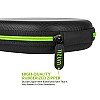 Tizum Z55- Headphone Case Cover for Neckband Bluetooth Earphones, Headsets, Travel Storage Protective Case (Black)