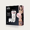 Braun Silk-epil 9-890 Epilator White pink