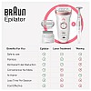 Braun Silk-epil 9-890 Epilator White pink