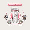 Braun Silk-epil 9-890 Epilator White pink