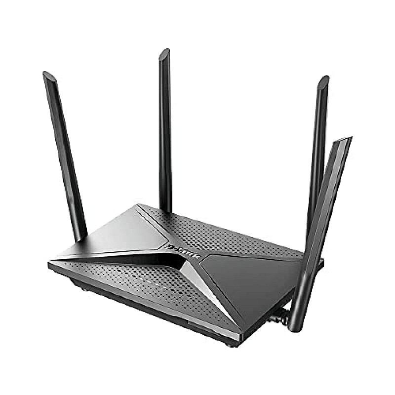 D-Link DIR-2150 AC2100 Mbps MU-MIMO Dual Band Wi-Fi Router, 5 Gigabit Ports, 4 External Antenna Black