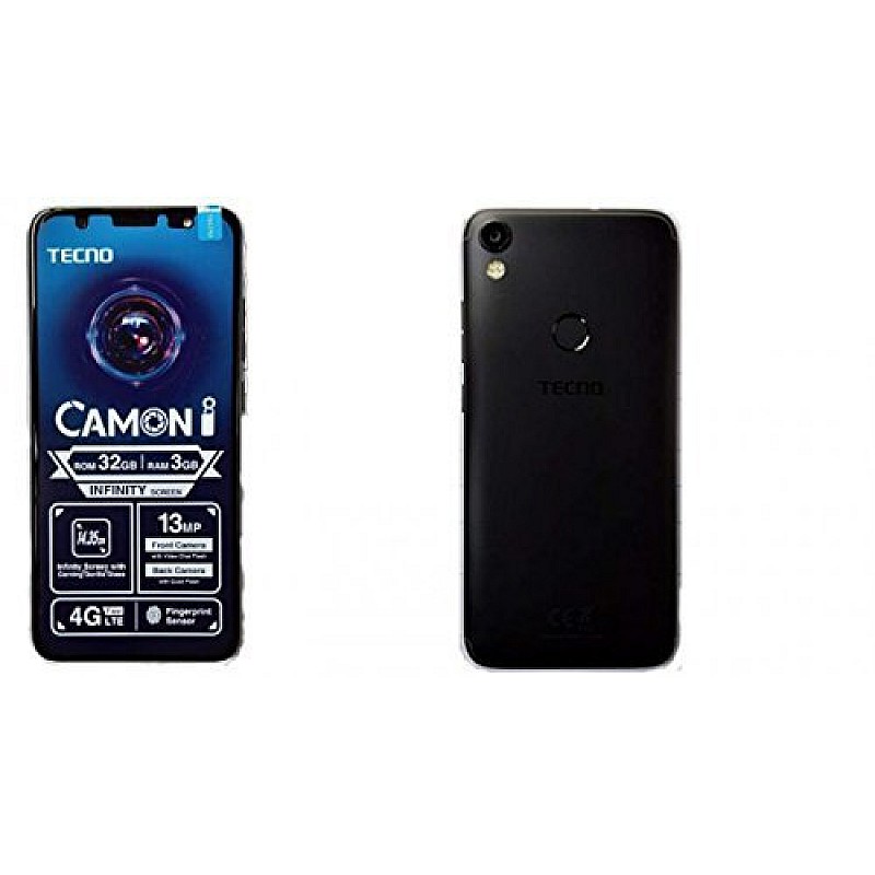 Tecno camon i Black 3GB RAM 32 GB Storage Refurbished 