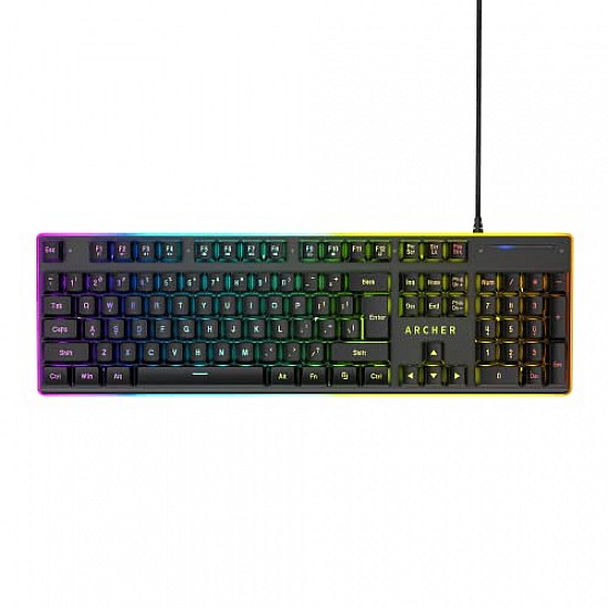 Archer Tech Lab Astra G100 Semi Mechanical Keyboard, Black