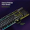 Archer Tech Lab Astra G100 Semi Mechanical Keyboard, Black