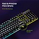 Archer Tech Lab Astra G100 Semi Mechanical Keyboard, Black