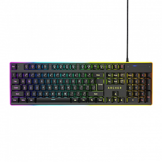 Archer Tech Lab Astra G100 Semi Mechanical Keyboard, Black