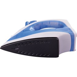 USHA ABS Steam Pro Si 3713, 1300 W Steam Iron, Powerful Steam Output Up to 18 G/Min, Non-Stick Soleplate (White & Blue), 1300 Watts USHA ABS Steam Pro Si 3713, 1300 W Steam Iron, Powerful Steam Output Up to 18 G/Min, Non-Stick Soleplate (White & Blue), 1300 Watts