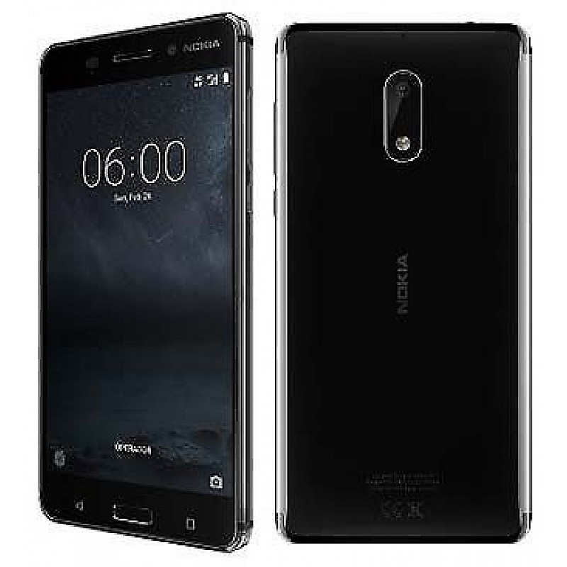 Nokia 6 (Matte Black 4 GB RAM 64GB Storage Refurbished