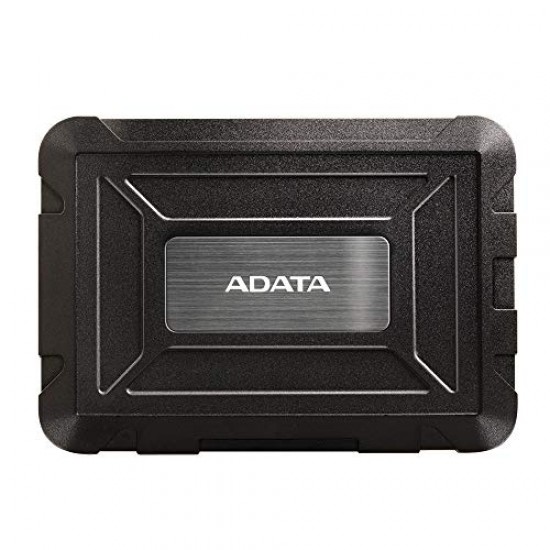 ADATA ED600 2.5 USB 3.2 Gen1 External Enclosure Cover Case for SSD and HDD - AED600-U31-CBK (Black)