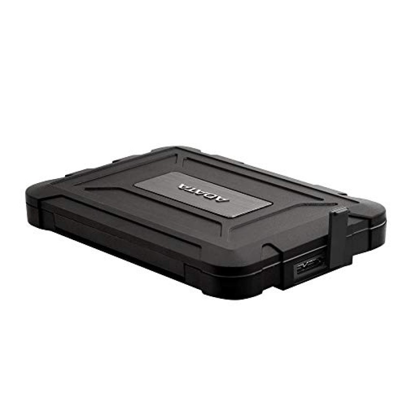 ADATA ED600 2.5 USB 3.2 Gen1 External Enclosure Cover Case for SSD and HDD - AED600-U31-CBK (Black)